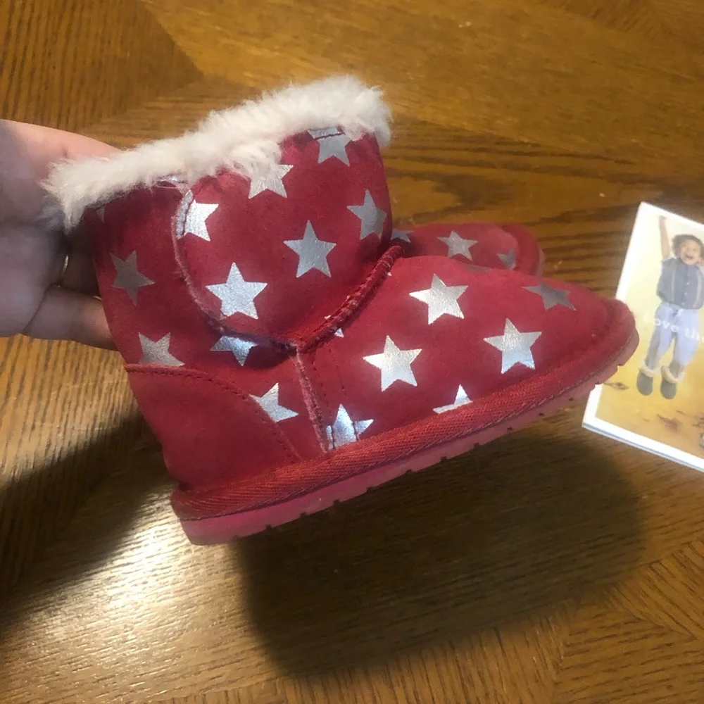 EMU Australia Starry Night Toddler Boots 18-24 mths‎ Blue Excellent